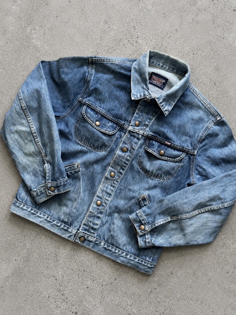 GWG 80s Denim Jean Trucker Jacket